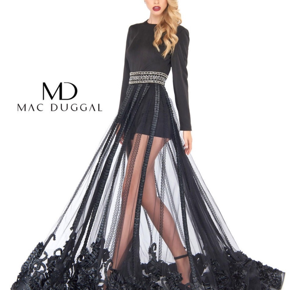 Green Mac Duggal dress